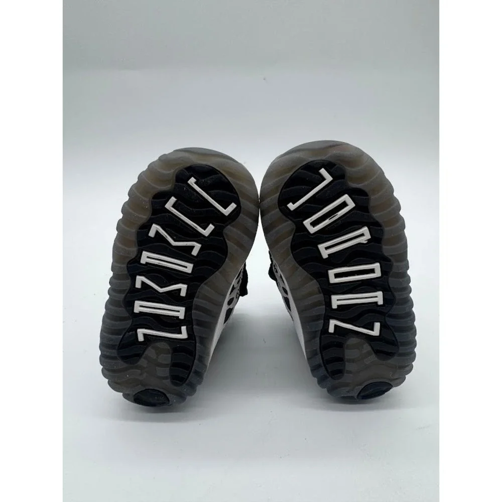 Jordan 11 Retro Little Flex Animal Instinct Black White DO3856-010 Toddler 4C